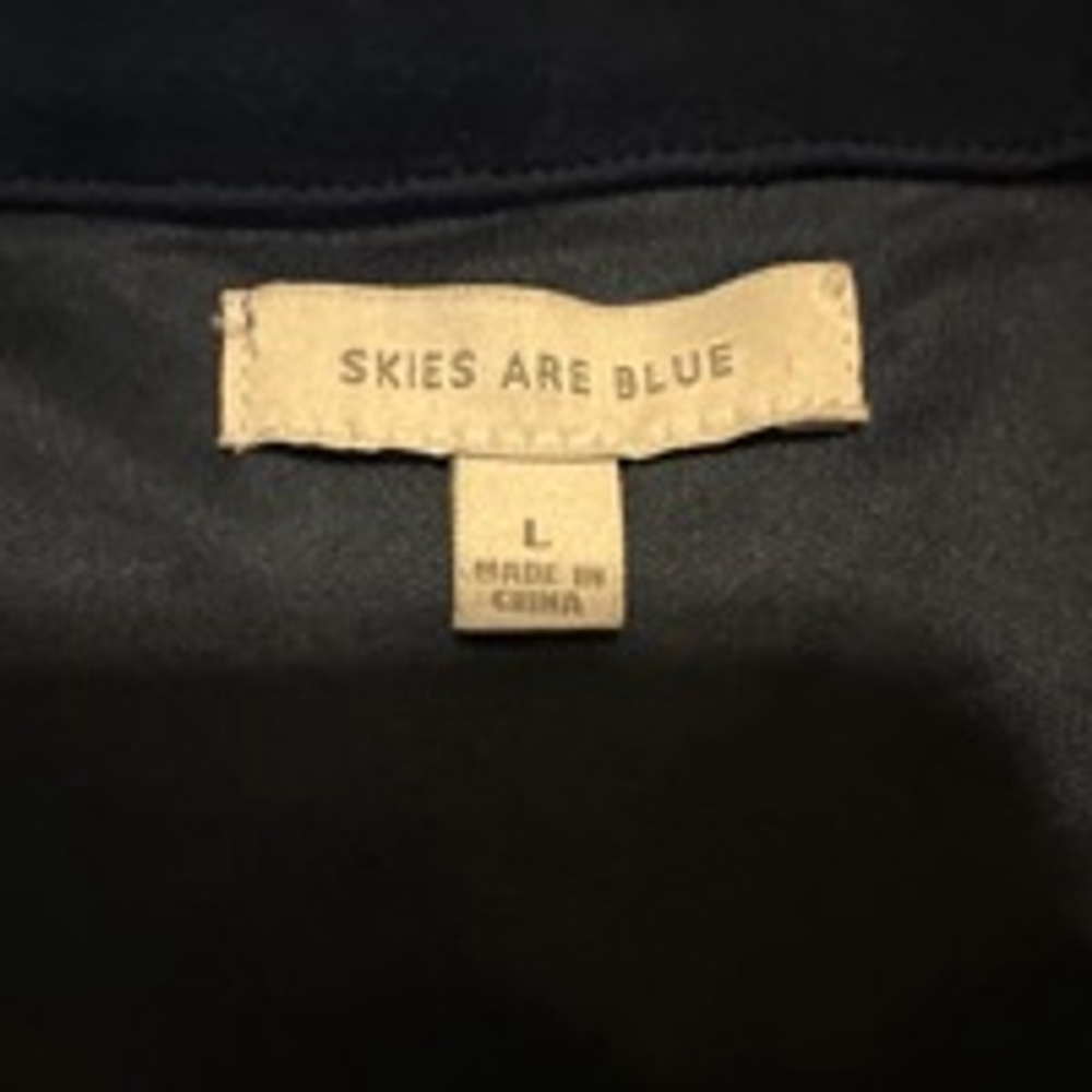 Women's Skies Are Blue Skirt Size L Blue - Picture 6 of 8